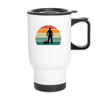 World's Okayest Mechanic - Thermal mug with handle - white - Front