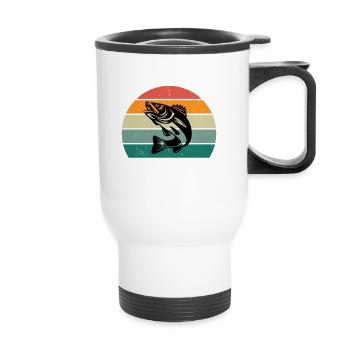 O'Fishally Retired Not My Problem Anymore - Thermal mug with handle - white - Front