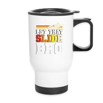 Que le trombone Slide Bro pour trombonistes - Tasse isotherme avec poignée - blanc - Devant