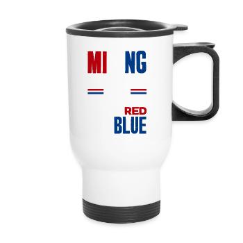 United In Love Unity Patriotic American - Thermal mug with handle - white - Front