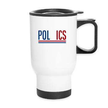 United In Love Unity Patriotic American - Thermal mug with handle - white - Front