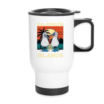 Galapagos Islands - Thermal mug with handle - white - Front