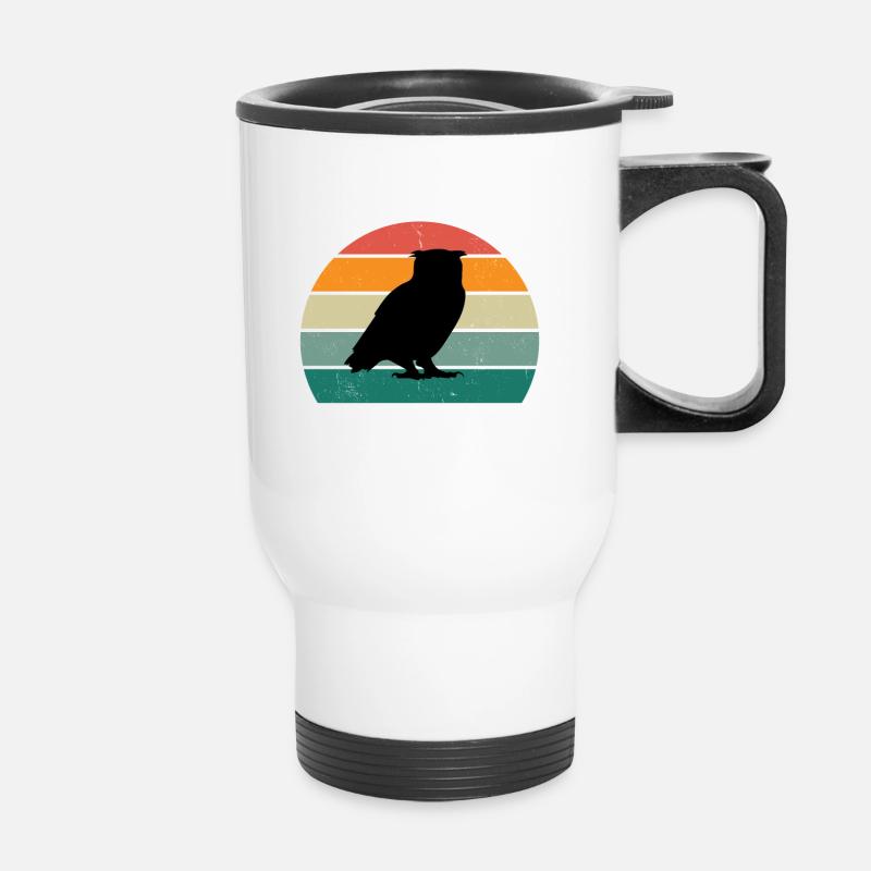 The Owl Whisperer - Thermobecher mit Tragegriff - Weiß