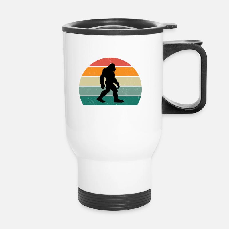 The Bigfoot Whisperer - Thermobecher mit Tragegriff - Weiß