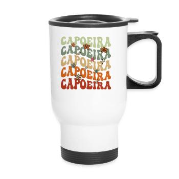 Capoeira - Thermobecher mit Tragegriff - Weiß - Vorne