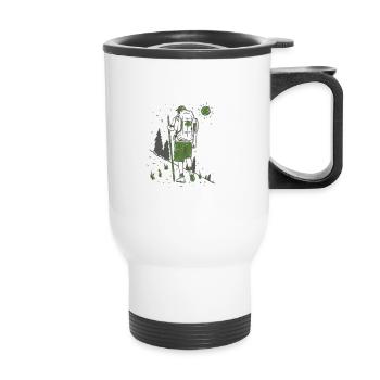 Listen to Natures Whisper Hiking - Thermobecher mit Tragegriff - Weiß - Vorne