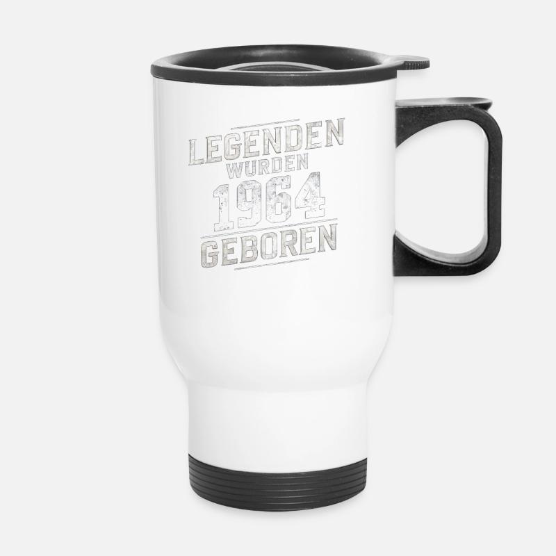 Legenden Wurden 1964 Geboren - Thermobecher mit Tragegriff - Weiß