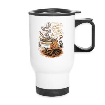 Camping Amateurs de Ramen - Tasse isotherme avec poignée - blanc - Devant