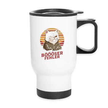 You think I'm small, sweet and nice? Fun - Thermal mug with handle - white - Front