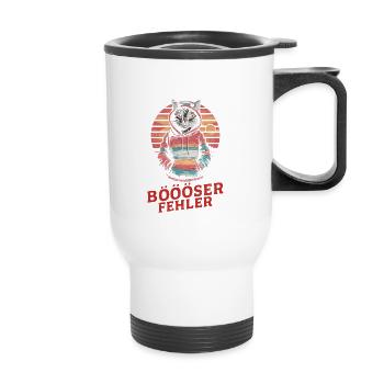 You think I'm small, sweet and nice? Fun - Thermal mug with handle - white - Front