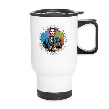 Conseillère scolaire Ma passion Ma psychologue scolaire - Tasse isotherme avec poignée - blanc - Devant