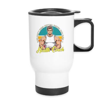 Health Coach You Don't Need Better Genes Coaching - Thermal mug with handle - white - Front