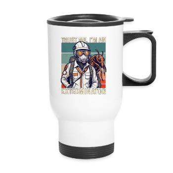 Pest Control Trust Me I'm Pest Control Worker - Thermal mug with handle - white - Front