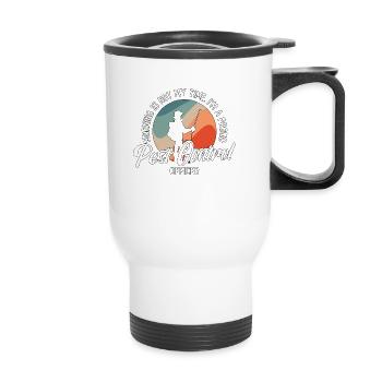 Pest Control Morning Is Not My Time Control Worker - Thermal mug with handle - white - Front