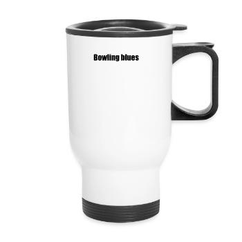 Bowling - Le blues du bowling - Tasse isotherme avec poignée - blanc - Devant