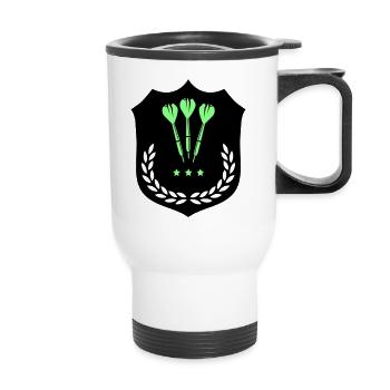 Pinces Armoiries - Tasse isotherme avec poignée - blanc - Devant