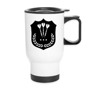 Pinces Armoiries - Tasse isotherme avec poignée - blanc - Devant