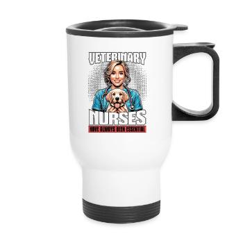 Veterinary Nurses Have Always Been Veterinarian - Thermal mug with handle - white - Front