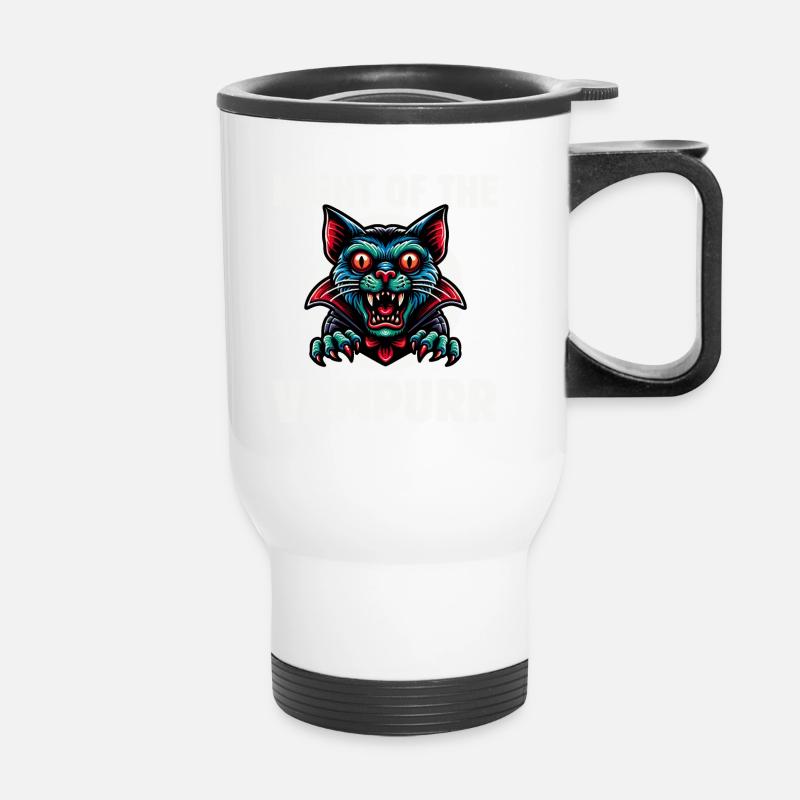 Night Of The Vampurr - Thermobecher mit Tragegriff - Weiß