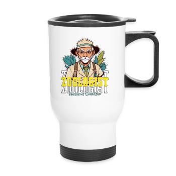 Zoologist Nature's Detective Animal Scientist - Thermal mug with handle - white - Front