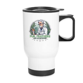 Zoologist for Feathers and Scales Expert Zoology - Thermal mug with handle - white - Front