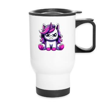 Non, tout simplement non - Tasse isotherme avec poignée - blanc - Devant