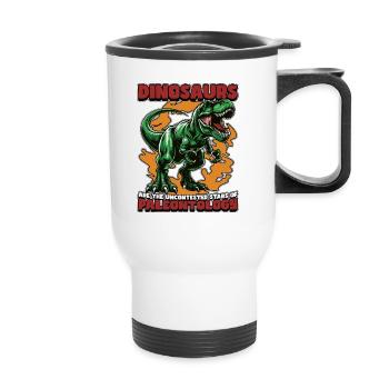 Paleontology Dinosaurs Are The Fossil Collector - Thermal mug with handle - white - Front