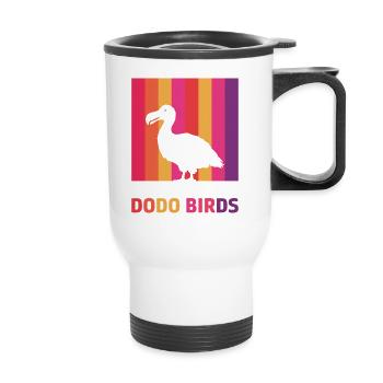 Dodo Dire Dodo Oiseau Fille Drôle Dodo Cadeau - Tasse isotherme avec poignée - blanc - Devant
