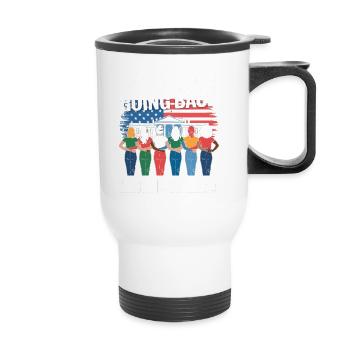 Nous ne reviendrons pas en arrière Harris-Walz 2024 Politique - Tasse isotherme avec poignée - blanc - Devant