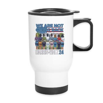 Nous ne reviendrons pas en arrière Harris-Walz 2024 Politique - Tasse isotherme avec poignée - blanc - Devant