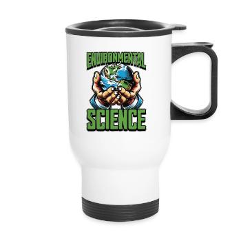 Environmental Science Agriculturist Climate Change - Thermal mug with handle - white - Front