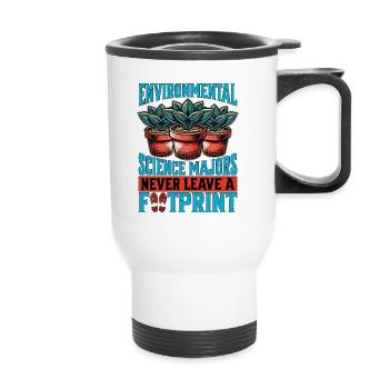 Environmental Science Majors Environmentalist - Thermal mug with handle - white - Front