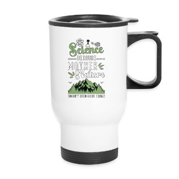 Environmental Science Because Mother Agriculturist - Thermal mug with handle - white - Front