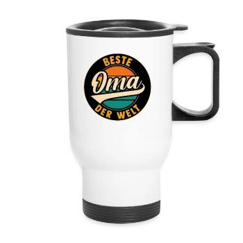 Grandmother Best Grandma - Thermal mug with handle - white - Front