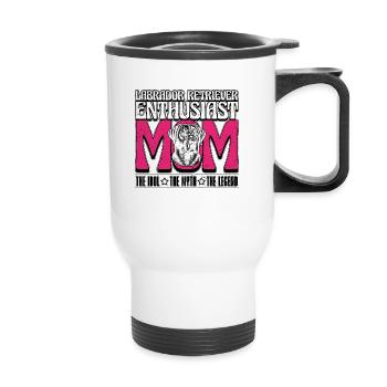 Labrador Retriever Enthusiast Mom The Animal Lover - Thermal mug with handle - white - Front