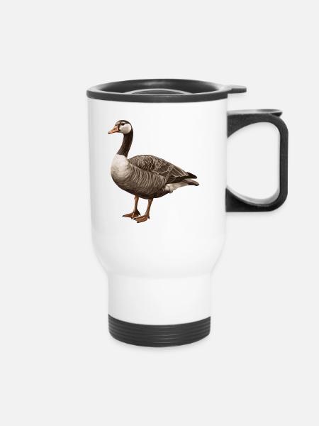 Gänse Gans - Thermobecher mit Tragegriff - Weiß