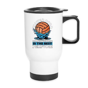 Water Polo Because Chlorine Is The Best Swimmer - Thermal mug with handle - white - Front