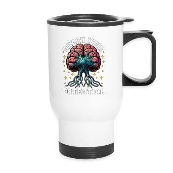 Neurosurgeon Reach Your Potential Neuroscientist - Thermal mug with handle - white - Front