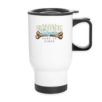 Orthopedic Surgeon Game Of Bones Health Worker - Thermal mug with handle - white - Front