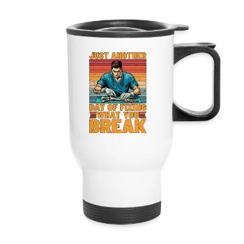 Orthopedic Surgeon Just Another Physical Therapy - Thermal mug with handle - white - Front