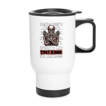 Orthopedic Surgeon Bones Don't Scare Me Medicine - Thermobecher mit Tragegriff - Weiß - Vorne