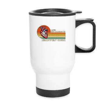 Transplant Surgery I Give New Meaning To Physician - Thermal mug with handle - white - Front
