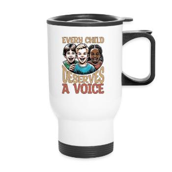 Speech Therapy Every Child Deserves A Pathologist - Thermal mug with handle - white - Front