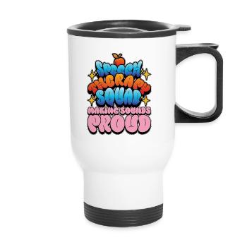 Speech Therapy Squad Making Language Therapist - Thermal mug with handle - white - Front