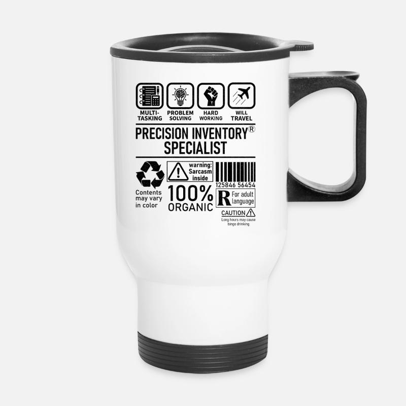 Precision Inventory Specialist multi tasking - Thermobecher mit Tragegriff - Weiß