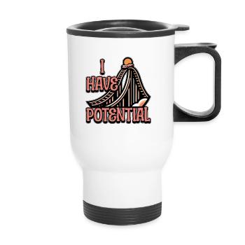 STEM Teacher I Have Potential Engineering Educator - Thermal mug with handle - white - Front
