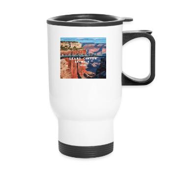 Grand Canyon SkyWalk - Thermobecher mit Tragegriff - Weiß - Vorne