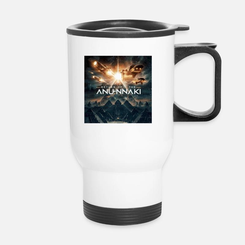 Anunnaki Gods Return - Thermal mug with handle - white
