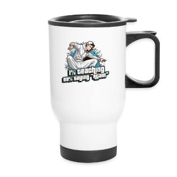 Dance Teacher 1% Teaching 99% Dance Instructor - Thermal mug with handle - white - Front