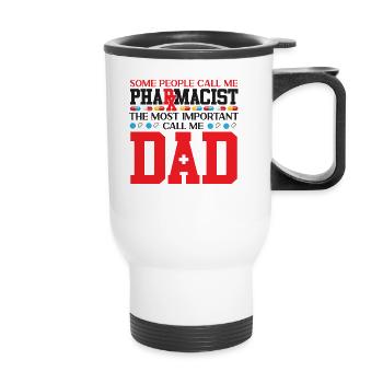 Pharmacy Tech Technician - Thermal mug with handle - white - Front